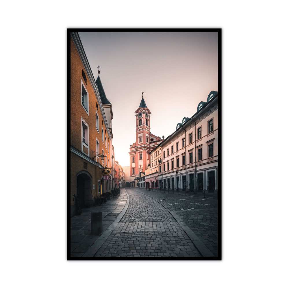 Sonnenaufgang Pauluskirche Passau