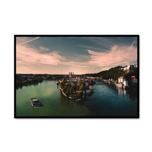 Ortspitze Panorama - Drohne Passau